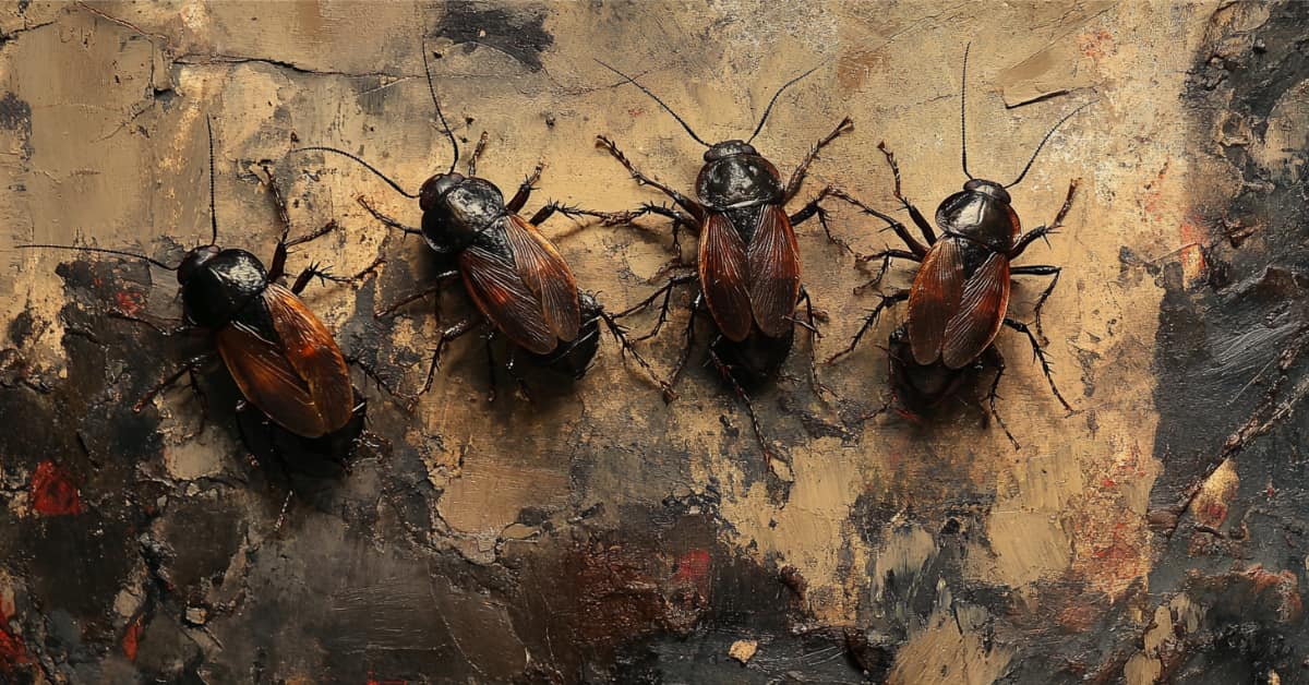4 roaches