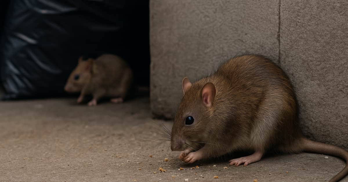 rats by garbage concept of how to deal with rats in NYC apartments